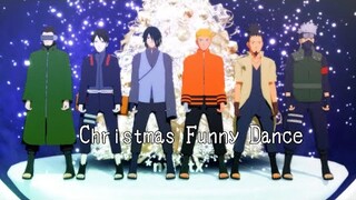Christmas Funny Dance【NARUTO MMD】NARUTO*SASUKE*SHIKAMARU*SAI*KAKASHI*SHINO
