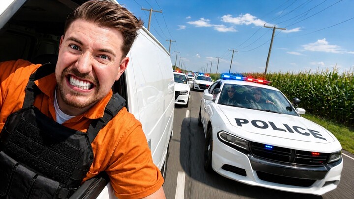 Escape 100 cops win, 500,000