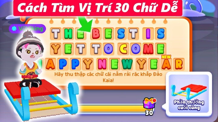 CÁCH TÌM "VỊ TRÍ 30 CHỮ" ĐỔI SIÊU XE TRƯỢT TUYẾT | PLAY TOGETHER