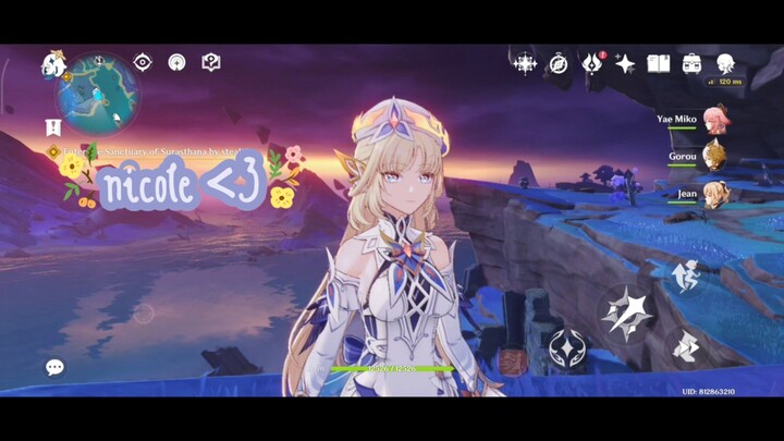 ganti profil ++ tes grafikk | genshin impact gameplay 🧺🌷