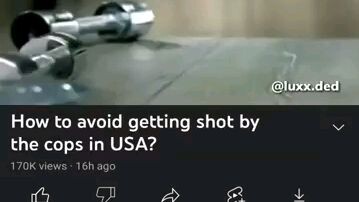 How to avoid getting shot in usa