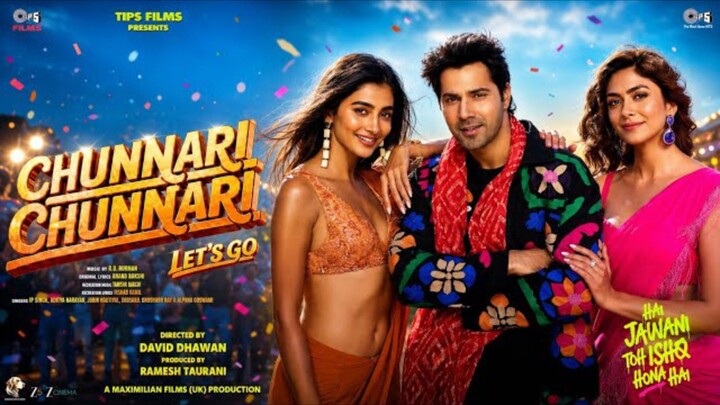 Chunnari Chunnari Let’s Go Hai Jawani Toh Ishq Hona Hai Varun, Mrunal, Pooja In Cinemas 5th June
