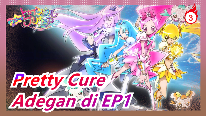 Pretty Cure | Gadis Maho Precure! | Adegan EP1_3