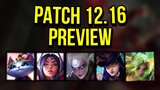 Patch 12.16 Balance Preview | Kaisa Diana Caitlyn Yuumi Zeri Zoe Irelia | League of Legends