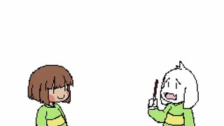 【Undertale】If you eat a chocolate bar in front of 猹 (Author: エムブレ)