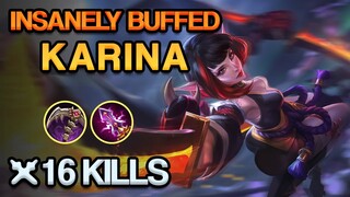 WOW! MOONTON BUFFED KARINA AGAIN | Mobile Legends