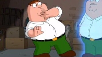 Family Guy: เพื่อที่จะตามใจตัวเอง พีทใช้เครื่องฉายโฮโลแกรมเพื่อสร้างสำเนาของตัวเองขึ้นมาอีกชุด!