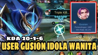 PERCUMA GANTENG KALO GA BISA GUSION ! Stenly Gameplay - Mobile legends