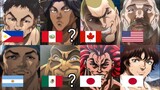 THE NATIONALITY OF THE CHARACTERS FROM THE BAKI SERIES