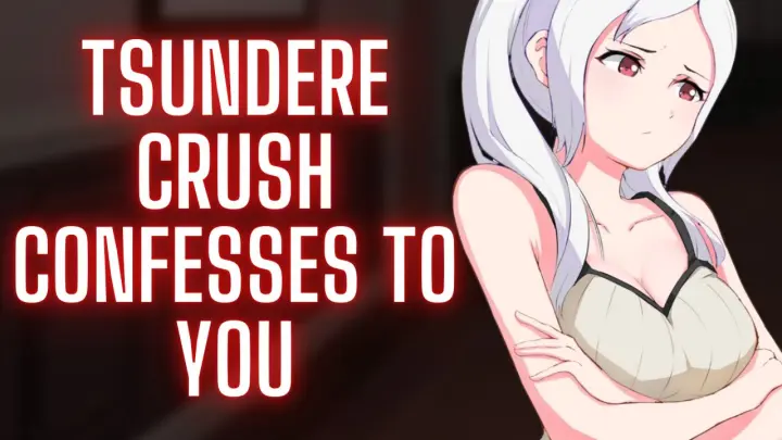 {ASMR Roleplay} Tsundere Crush Confesses Her Love