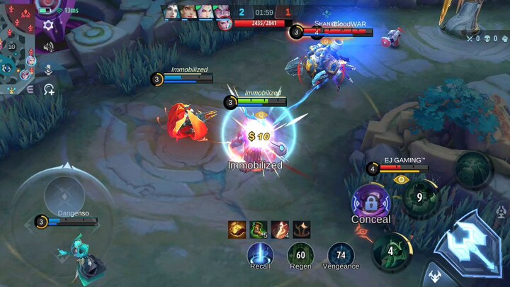 The most Sacrifice tank goes to Belerick.