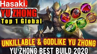 Yu Zhong Best Build 2020 | World Rank No.1 | Full Gameplay by [ Hasaki ] - MLBB