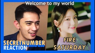 SECRET NUMBER(시크릿넘버) _ Fire Saturday MV REACTION