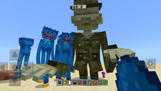 Huggy Wuggy VS Little Nightmares in Minecraft PE