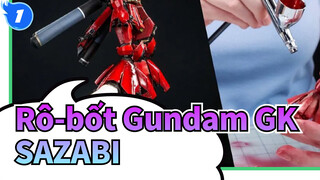 [Rô-bốt Gundam GK]Anh ngữ / Cảnh chế tạo SAZABI / Bandai_1