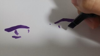 (วาดด้วยมือ) ปากกาเขียนแบบที่จากไป