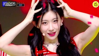 李彩领：突如其来的ending？ITZY 7.28运动鞋打歌舞台, 好可爱的ending！