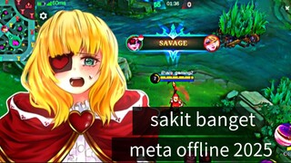 RUBBY MLBB !! META OFFLINE 2025 😱!!