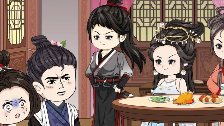 Di episode kelima, dia memakan istrinya dan memiliki seorang putra dan putri dengan sepupunya.