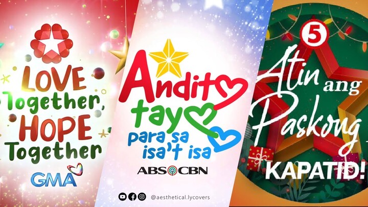 ABS-CBN, GMA and TV5 Christmas Station IDs 2021 Compilation | Non Stop Playlist