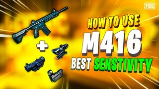 HOW TO USE M416 IN PUBG MOBILE | MY FAVOURITE WEAPON | BEST SENSITIVITY IN PUBG MOBILE