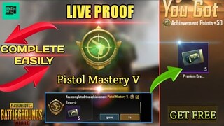 How To Complete Achievement Pistol Mastery V | Get 5 Premium Crate Coupon 🔥🔥