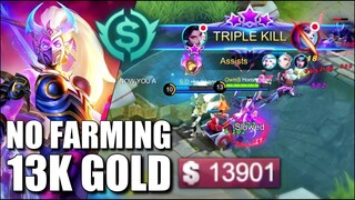 NOT FARMING BUT I GOT 13K GOLD! HANABI WITH AVARICE TALENT