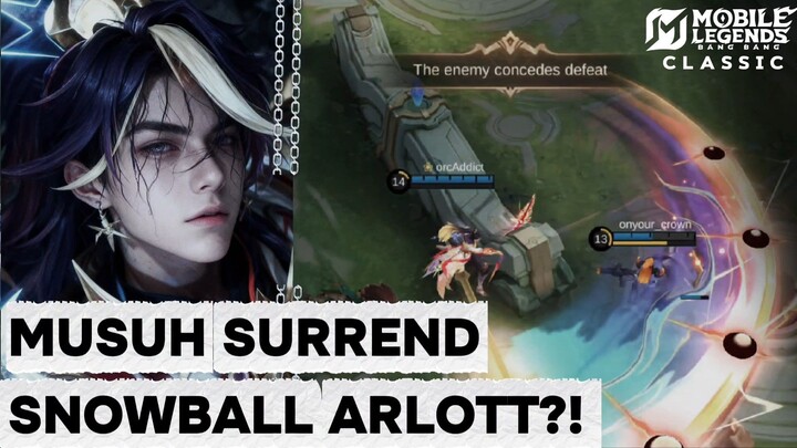 SNOWBALL ABIS! ARLOTT Full Damage Ini Bikin Musuh NYERAH! 💀🔥