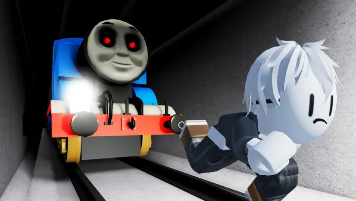 【Roblox】童年陰影! 被湯瑪士小火車追著跑有多恐怖!
