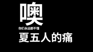 你们永远都不懂夏五人的痛