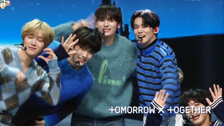 TXT's latest comeback track "Over The Moon" performance stage on 241115