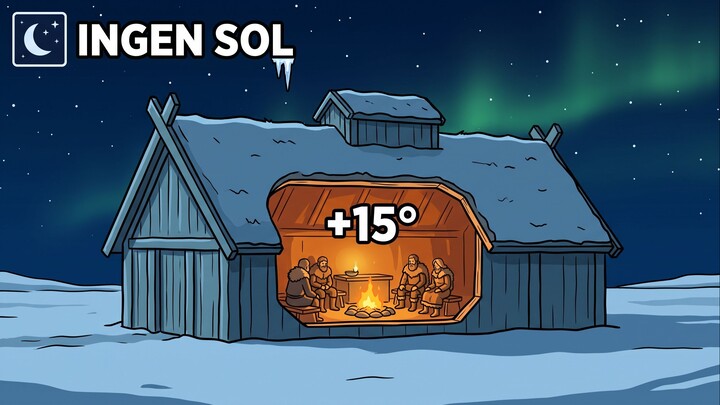 TO MÅNEDER UTEN SOL Hvordan Vikingene Overlevde Mørketiden