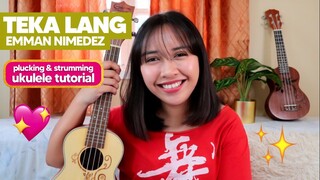 Teka Lang (Emman Nimedez) Ukulele Tutorial