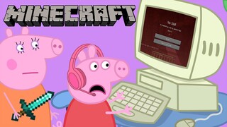 Peppa Pig Plays Minecraft in Real Life. All parts. (Complete)