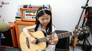 Cover Gitar Vokal "Can't Take My Eyes Off You" oleh Miumiu (6th9bl)