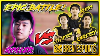 ROLL3R VS BREN ESPORTS RIBO KARLTZY FLAPTZY!! ANAK MOONTON! Mobile Legends Bang Bang