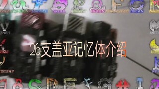 26支盖亚记忆体能力介绍
