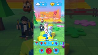 Aku Dan Adiku Terbangkan Noob Pake Balon Di Game Roblox