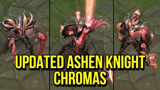 All Ashen Knight Chromas Spotlight (Updated VFX) | Pyke Pantheon Sylas | League of Legends