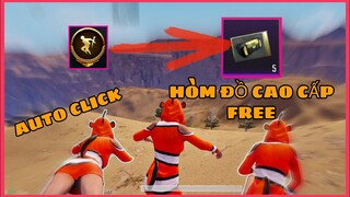 DÙNG AUTO CLICK HOÀN THÀNH NHIỆM VỤ NHẬN VÉ QUAY HÒM ĐỒ CAO CẤP FREE || PUBG MOBILE