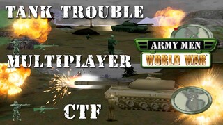 Army Men: World War: Land Sea Air - Multiplayer - Tank Trouble - CTF (PSX)