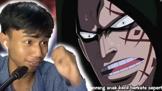 Dragon nunjukin haki raja untuk luffy. Review/Reaction One Piece Episode 501