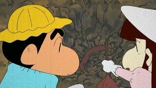 Shin-chan: Kompetisi mencabut ubi jalar cukup menarik.