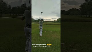 Ciiiaaaaatt..Pukulan Tanpa Bayang 😄🤣🤭 #golf #golfswing #belajargolf