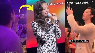 Park Seo joon CAUGHT filming Jennie's performances *sending it to his besfriend?"