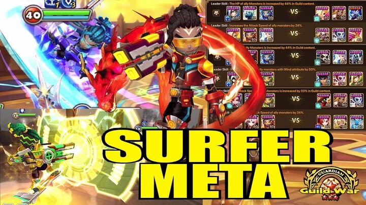 SKY SURFER META TEAMS = OVERPOWERED!!! - Summoners War