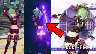 Kuki Shinobu Leaks | Character Animation | Gameplay | Genshin Impact