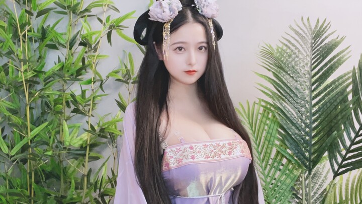 Gaya Hanfu Tang yang Mewah dalam Format Layar Vertikal