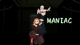 【MMD】 MANIAC ★ 煉獄  宇随（鬼滅）ストレイキッズ ダンス 踊ってみた　DemonSlayer rengoku Uzui kimetsunoyaiba dance Stray Kids