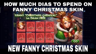 NEW FANNY CHRISTMAS SKIN | HOW MUCH DIAMOND TO GET FANNY NEW SKIN?